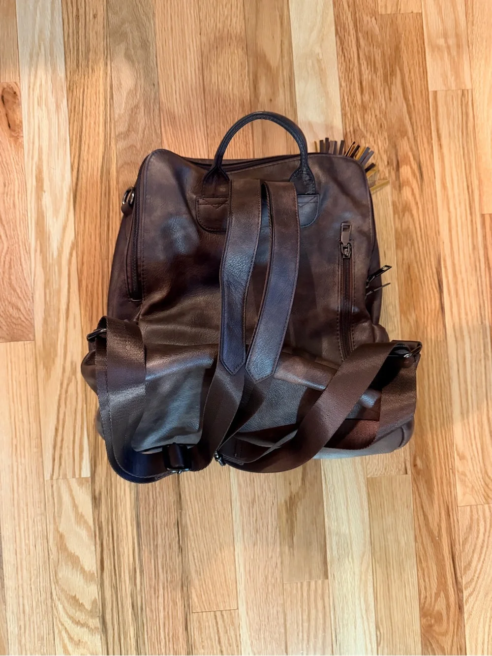 Brown Backpack Bag